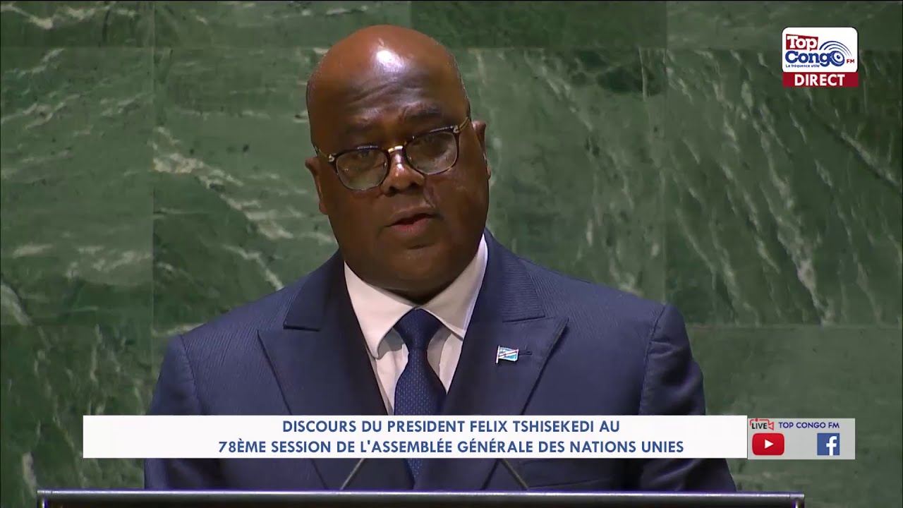 Discours de Fatshi aux USA : sur un ton ferme, Félix Tshisekedi dit non au pillage et aux massacres de l’est du pays