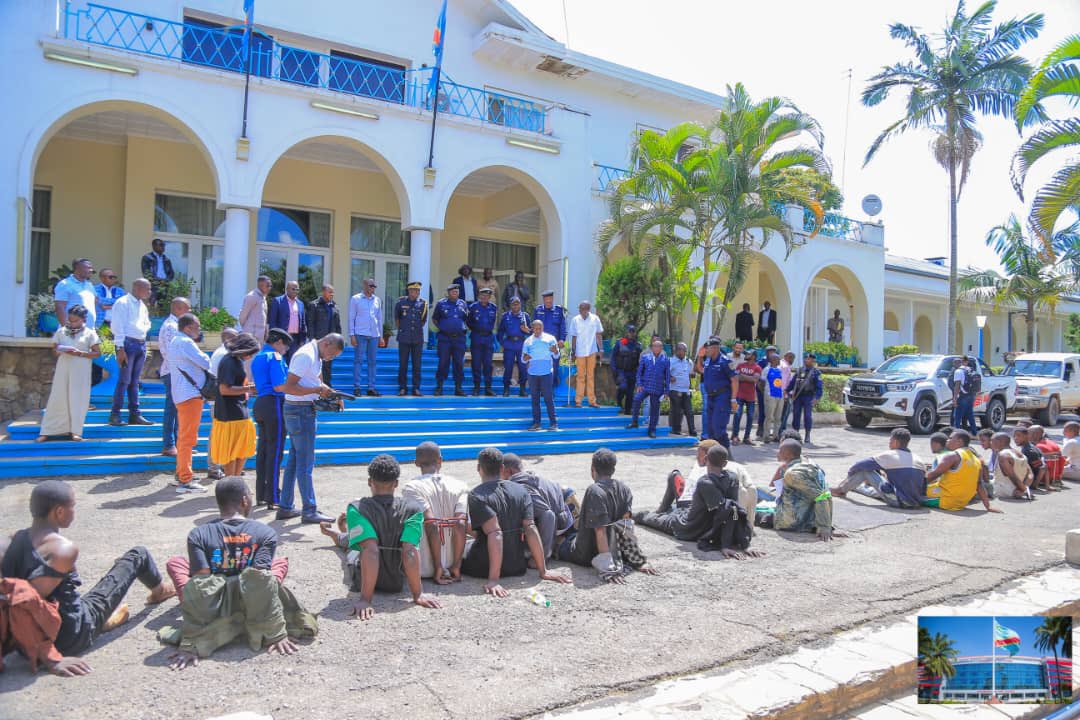 Haut-Katanga : une trentaine de « bandits armés » tombe dans les mailles de la police