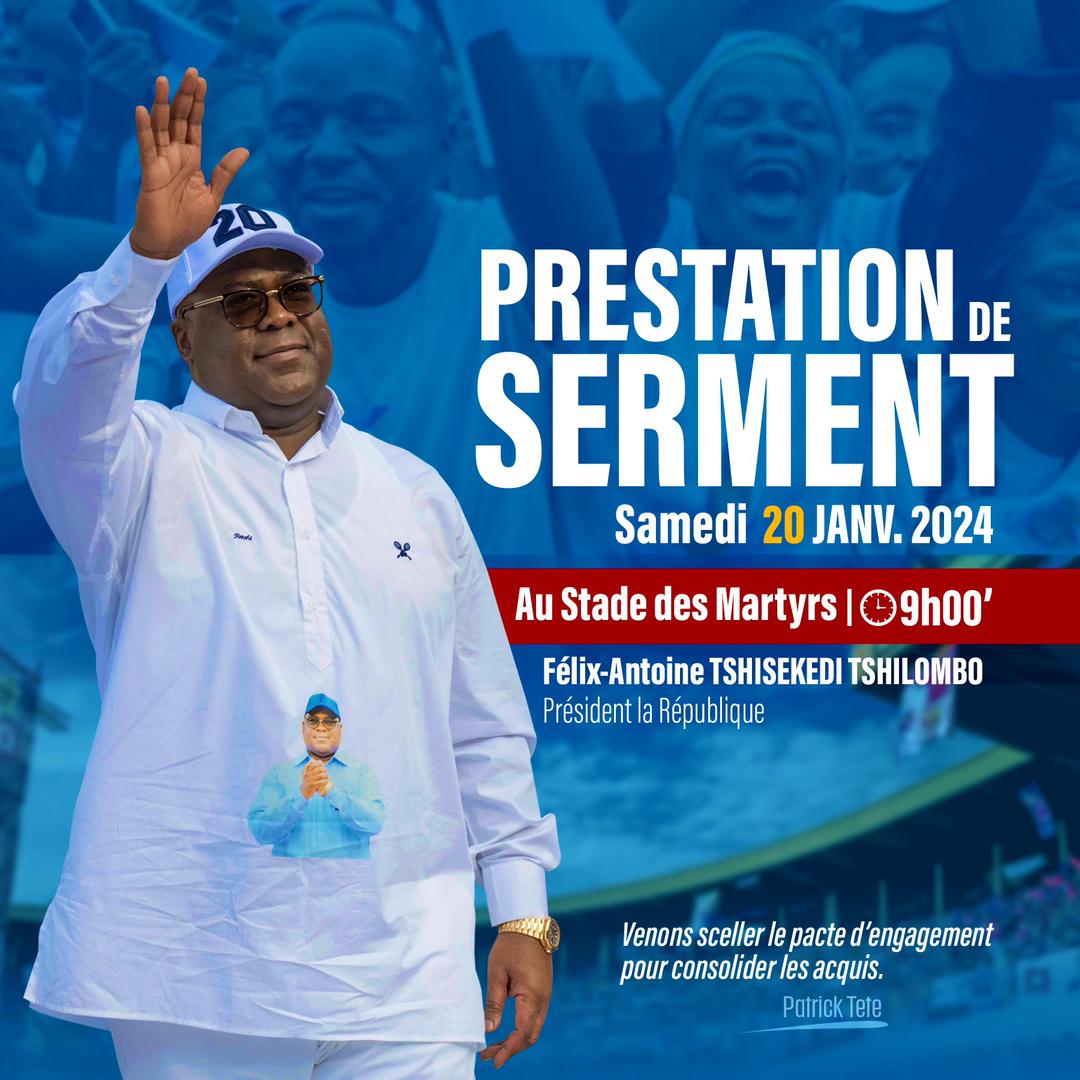 RDC: plusieurs chefs d’États attendu ce samedi à Kinshasa à l’investiture de Félix tshisekedi.