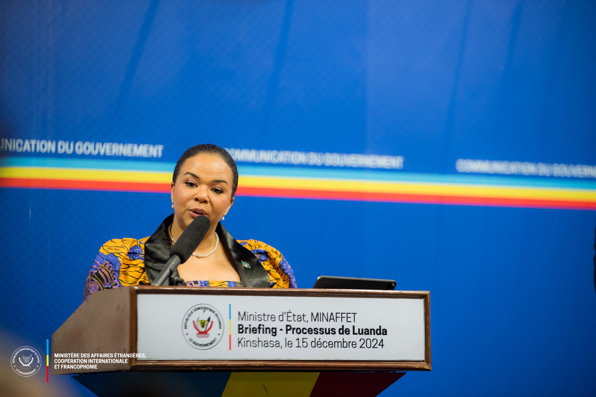 Annulation du sommet de Luanda : « le Rwanda a choisi la voie de la guerre » (la ministre Congolaise des Affaires étrangères, Thérèse Kayikwamba)