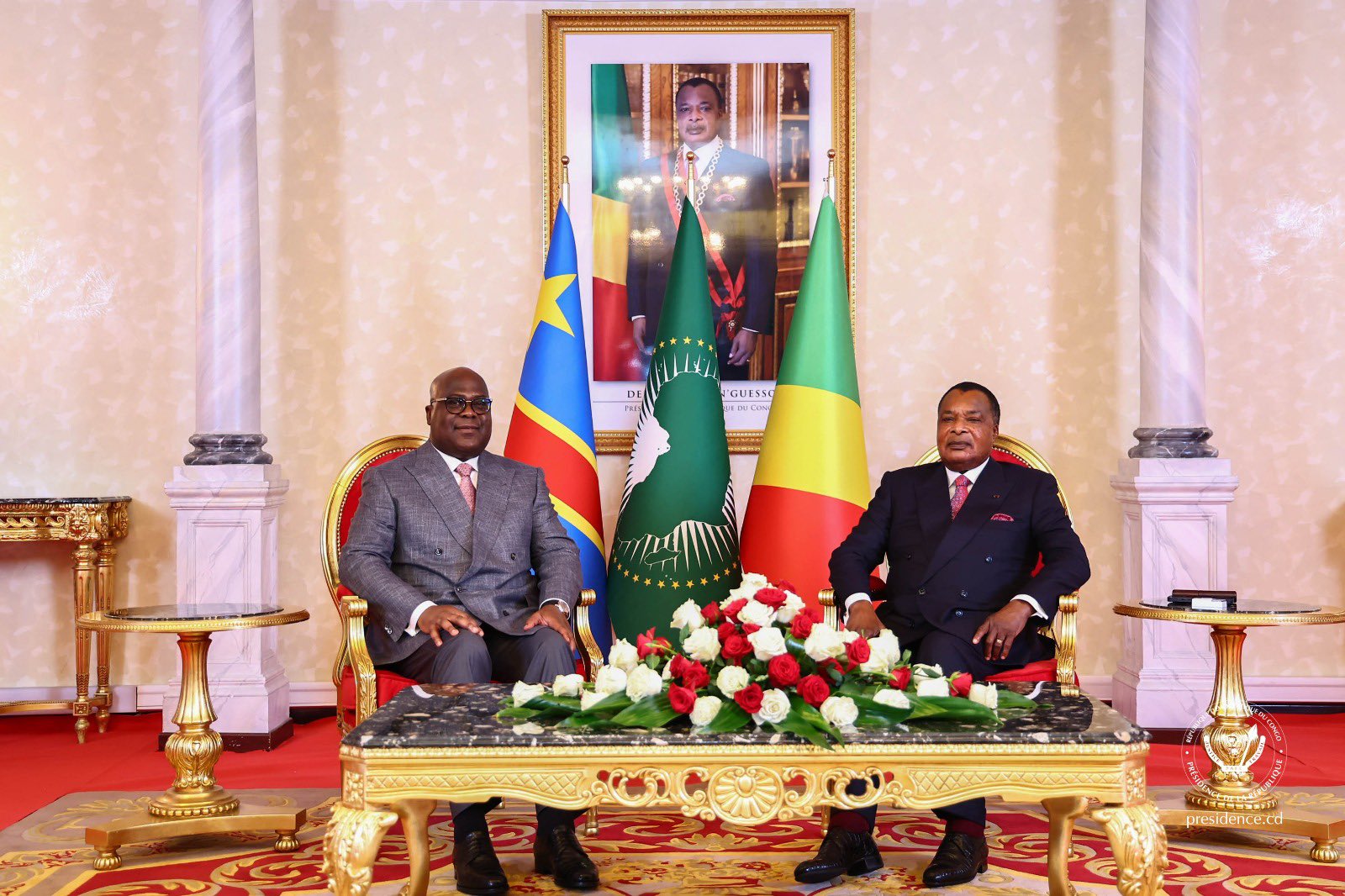 Rencontre entre Félix Tshisekedi et Sassou N’guesso à Brazzaville