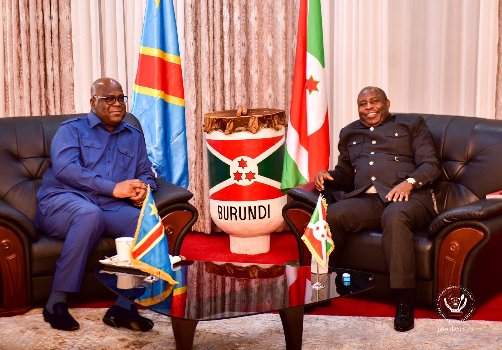 Burundi-RDC : Evariste Ndayishimiye et Félix Tshisekedi échangent sur des questions de coopération bilatérale et de sécurité