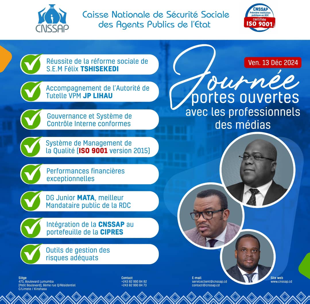 CNSSAP : journée portes ouvertes entre les professionnels des médias et le top manager Junior Mata