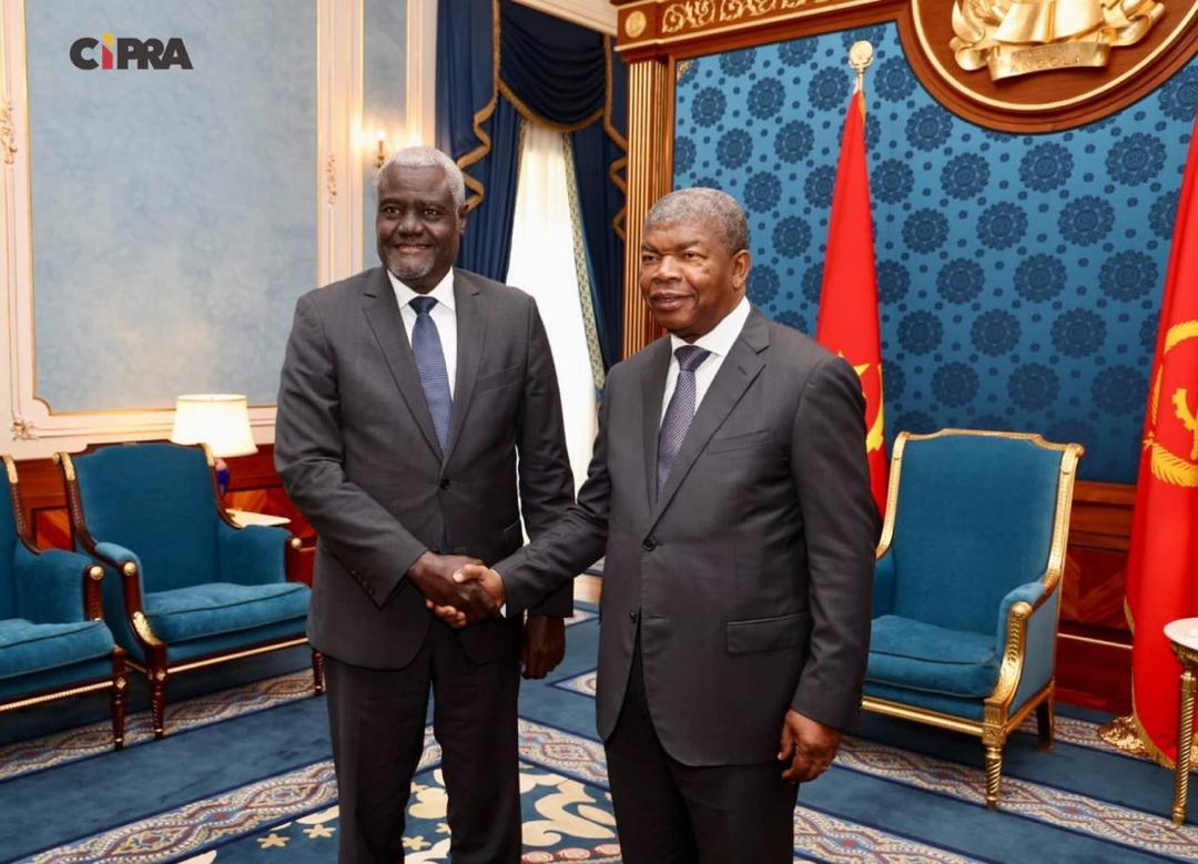 Le prochain sommet de l’UA au centre des échanges entre João Lourenço et Moussa Faki