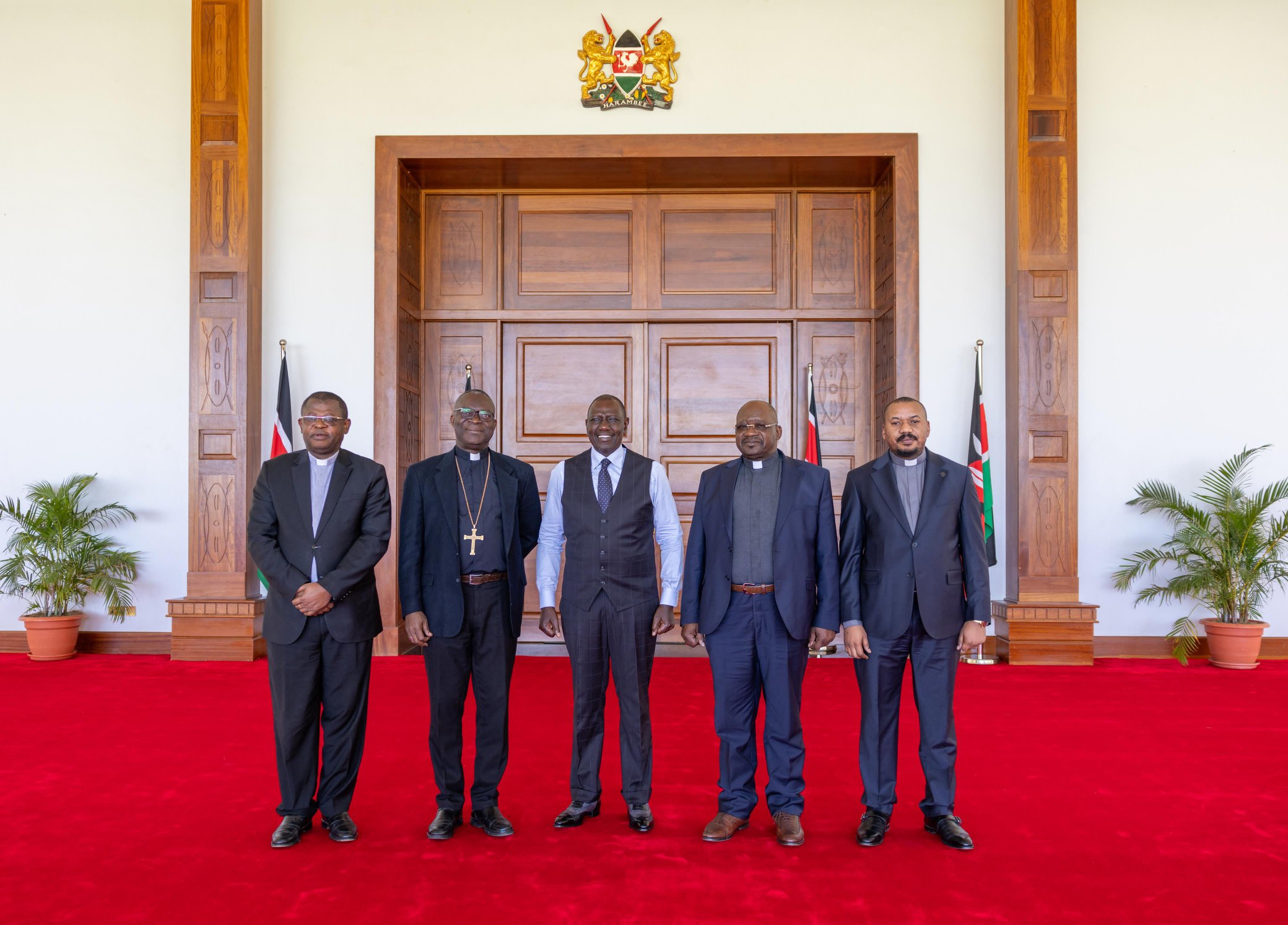 Les évêques de la CENCO et l’ECC rencontrent le président kényan William Ruto