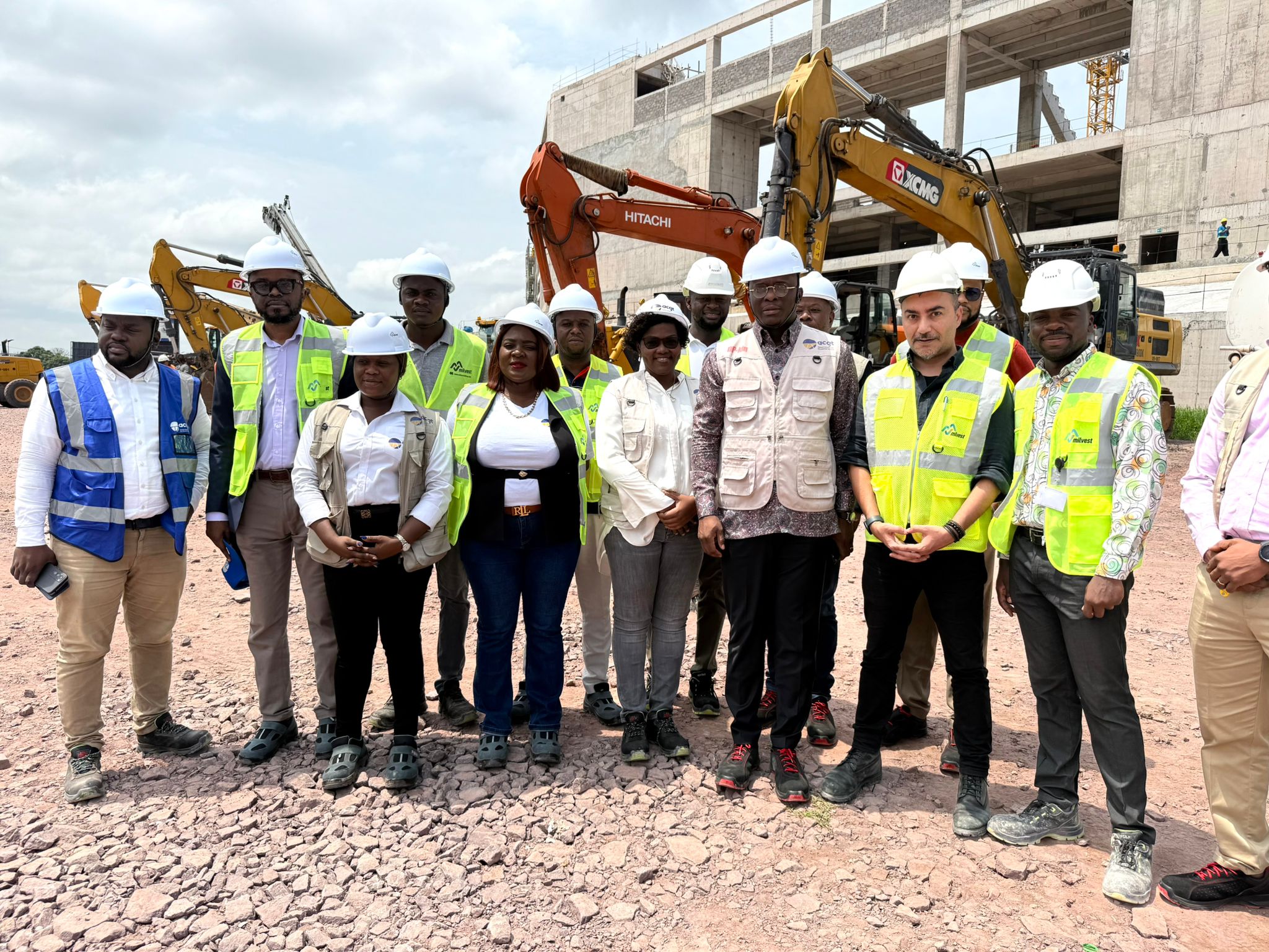 Projet Kinshasa-Arena : le DP de l’ACGT Junior POBA s’imprègne de l’état d’avancement des travaux