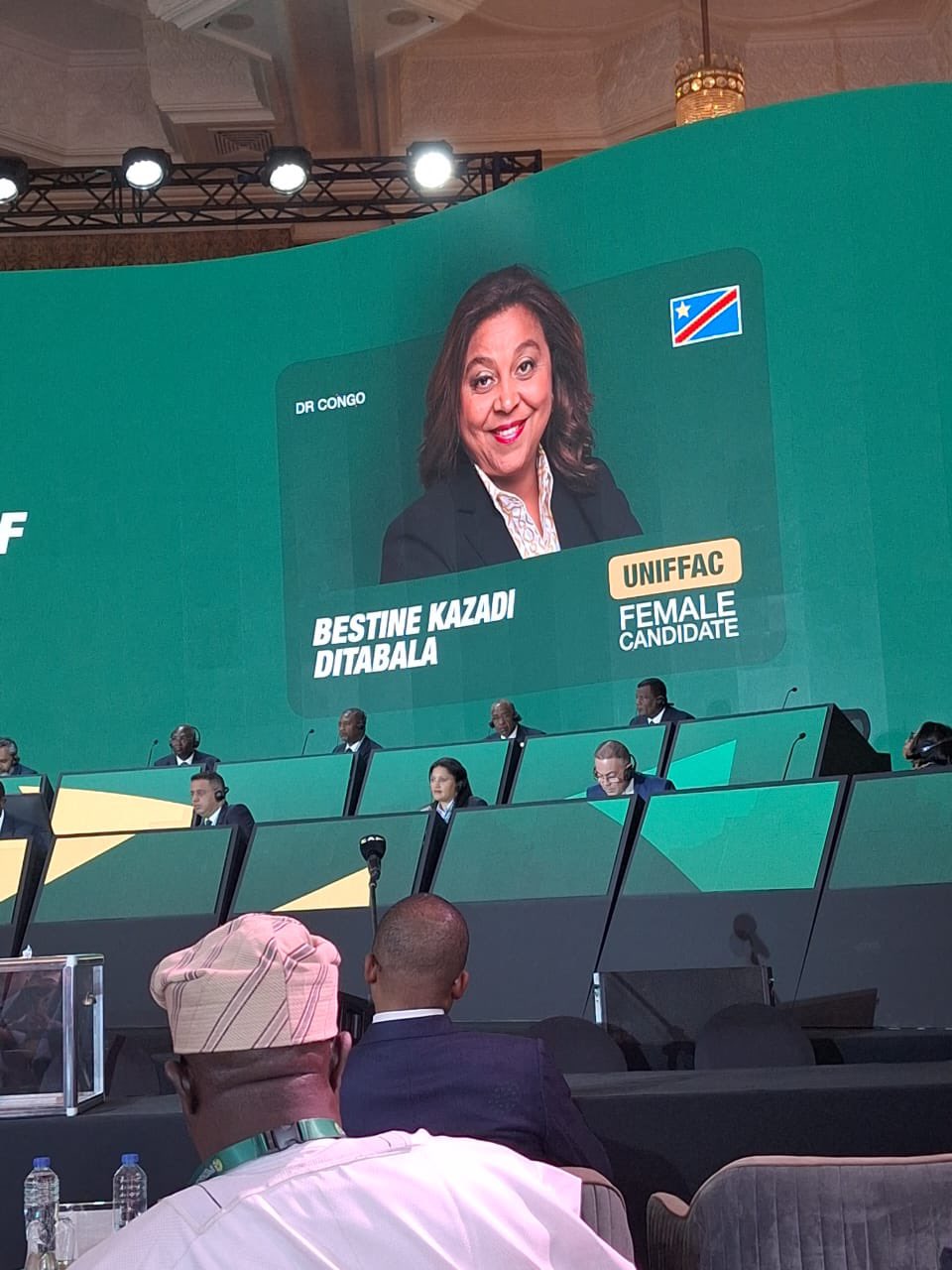 Une Congolaise intègre le comité exécutif de la CAF
