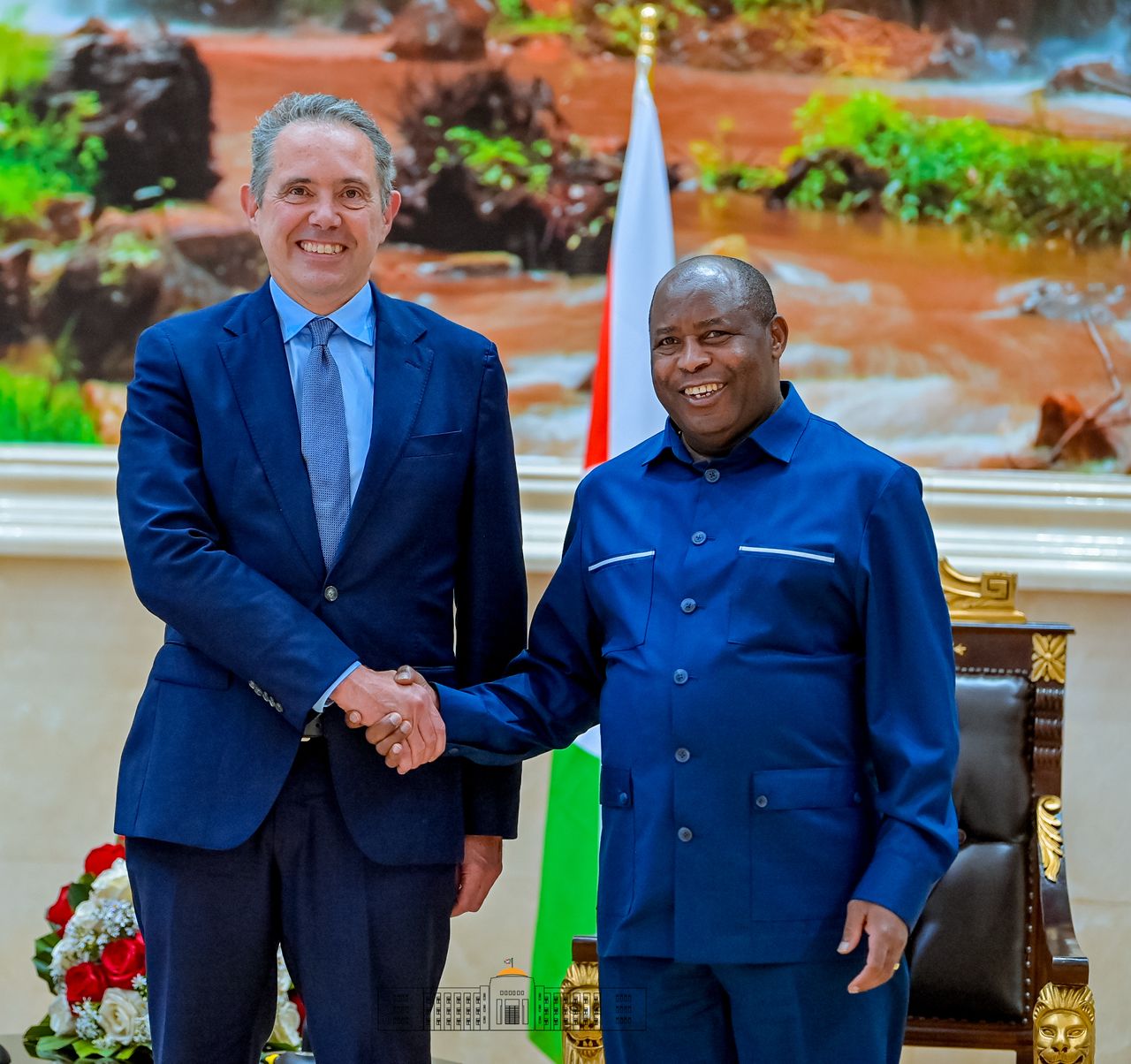 La crise sécuritaire dans l’Est de la RDC au centre des échanges entre Evariste Ndayishimiye et Johan Borgstam
