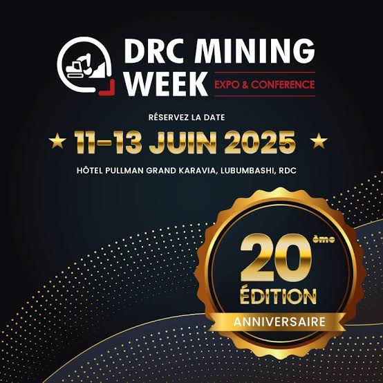 DRC Mining Week : la 20e édition annoncée du 11 au 13 juin 2025
