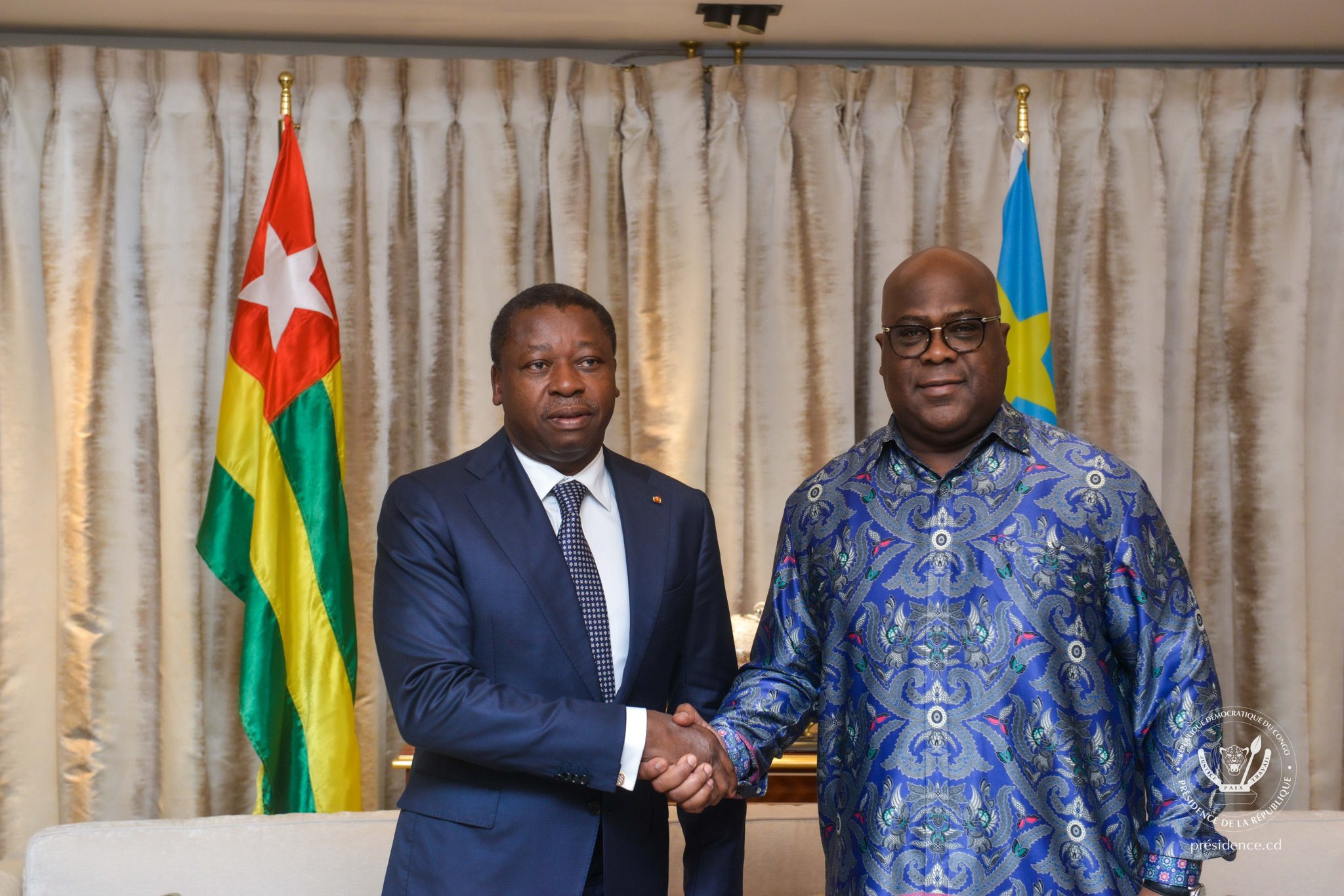 Conflit dans l’Est de la RDC : le nouveau médiateur de l’UA reçu en tête-à-tête par Félix Tshisekedi