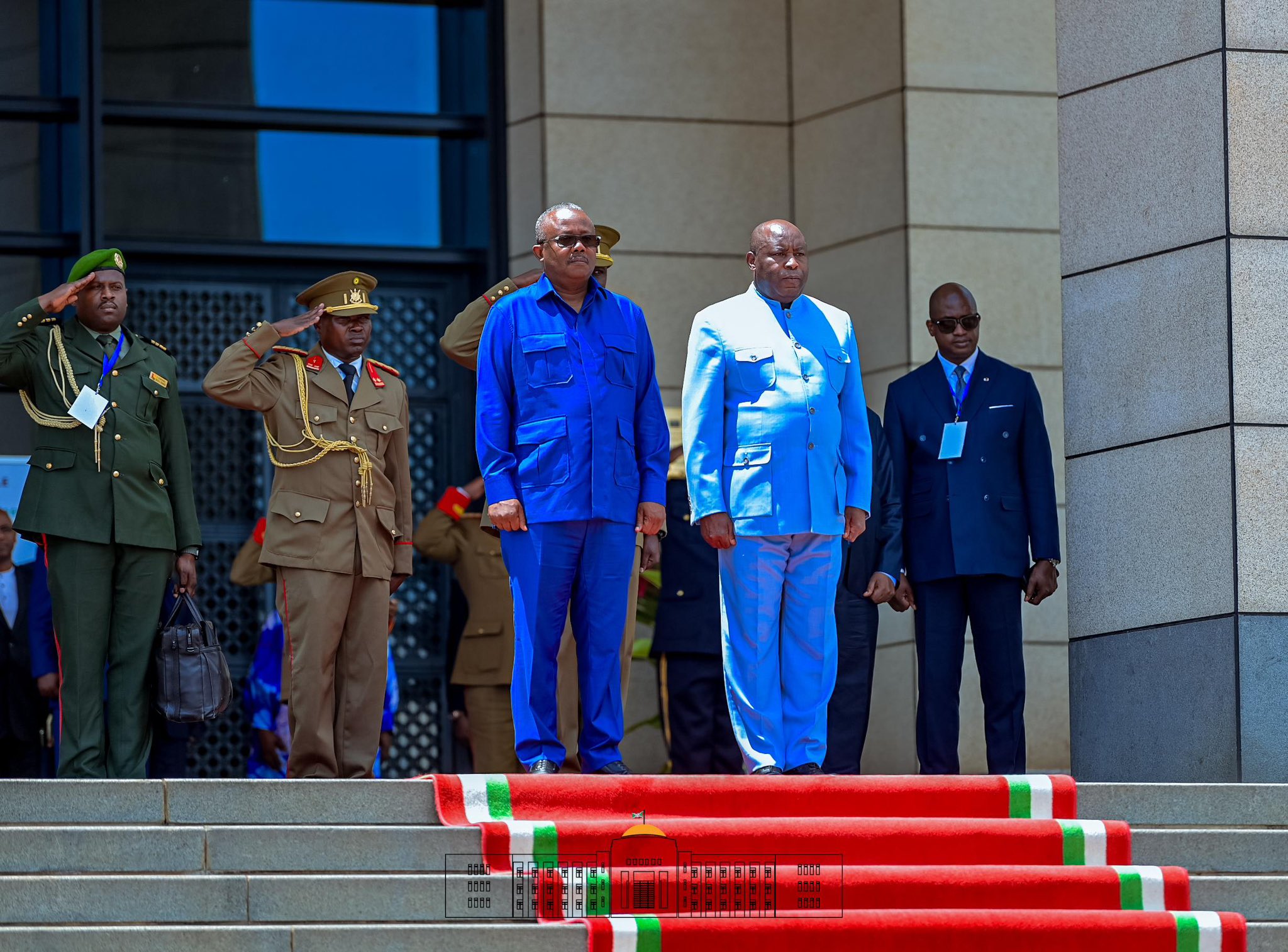Le président bissau-guinéen Embalo en visite d’Etat au Burundi