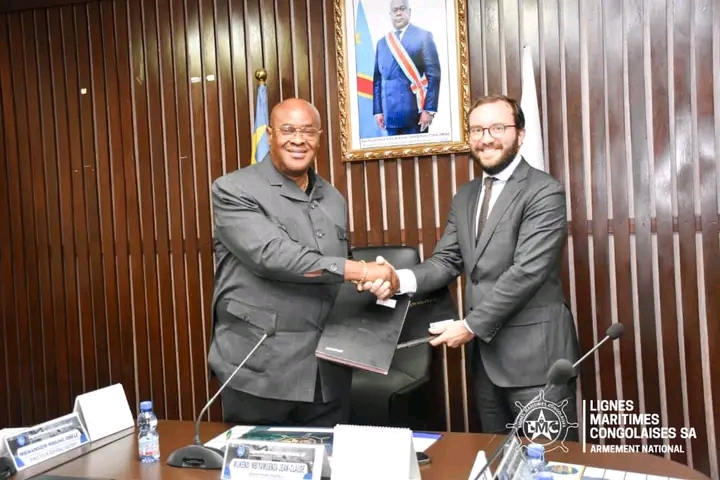 RDC : LMC signe un protocole d’accord avec la société DAMEN pour l’acquisition de deux navires de haute mer