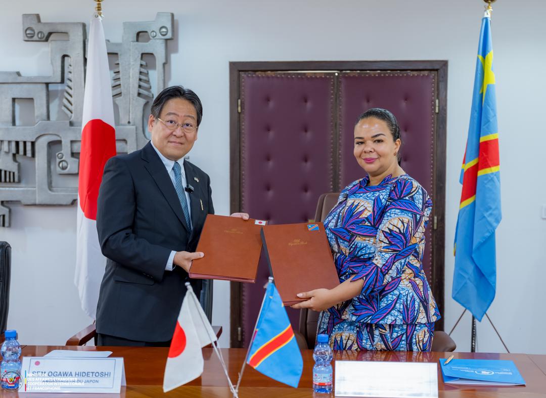 RDC–Japon : Signature d’un avenant relatif à l’accord portant sur montant de 27 millions de dollars du projet d’amélioration de l’accès à l’électricité