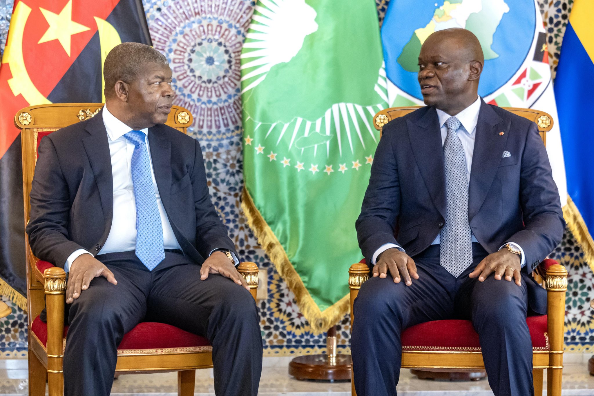 Gabon: le président Oligui Nguema reçoit son homologue angolais João Lourenço
