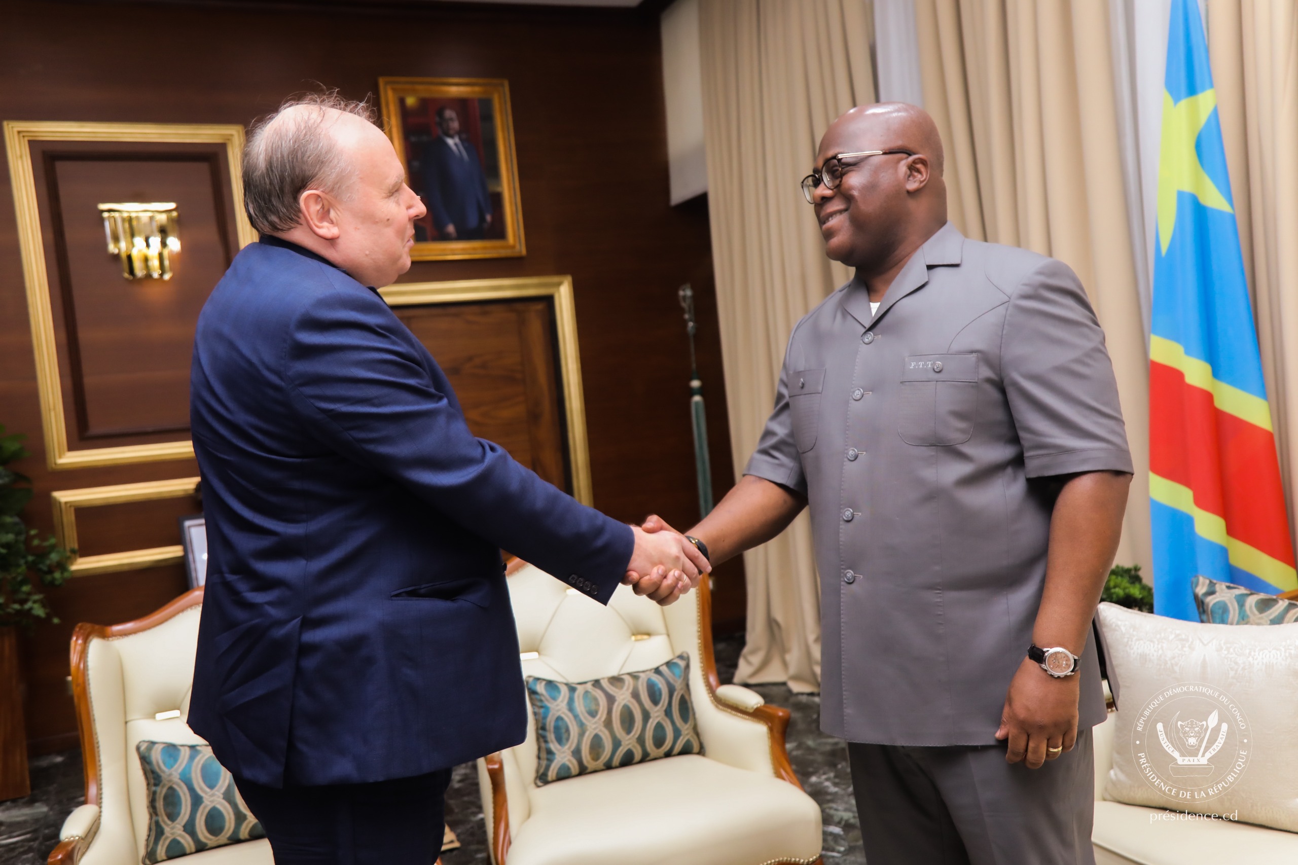 Renforcement de la coopération RDC–Russie au cœur des échanges entre le président Tshisekedi et l’ambassadeur russe