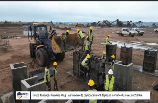Route Kananga–Kalamba–Mbuji : les travaux de praticabilité avancent à grands pas (ACGT)