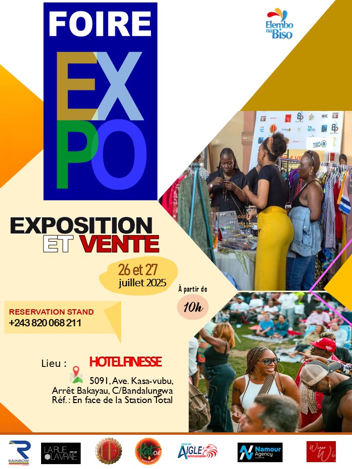 RDC : La Grande Foire Expo s’annonce à Kinshasa les 26 et 27 juillet