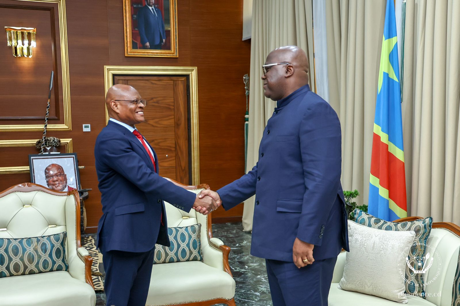 RDC : Félix Tshisekedi s’est entretenu avec le Président de la commission de la CEEAC