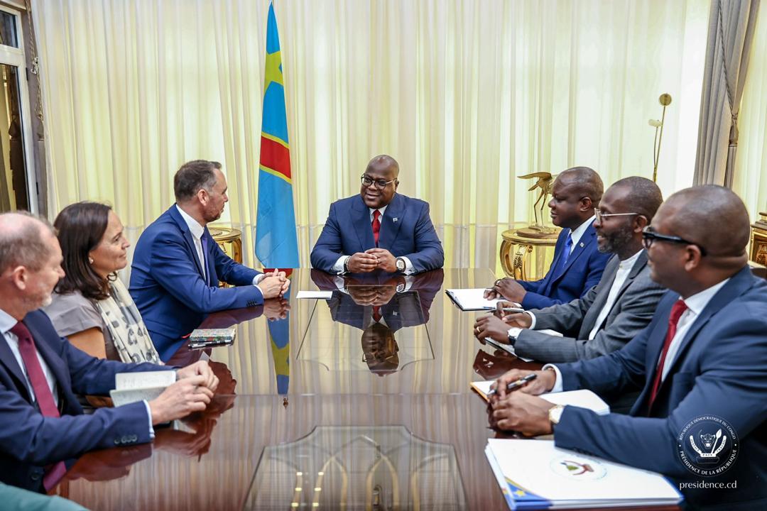 RDC : le ministre belge Maxime Prévot reçu à Kinshasa par Président Félix Tshisekedi