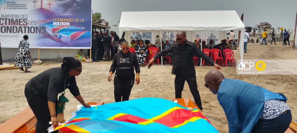 Kinshasa : les victimes des pluies diluviennes d’avril et juin inhumées ce samedi
