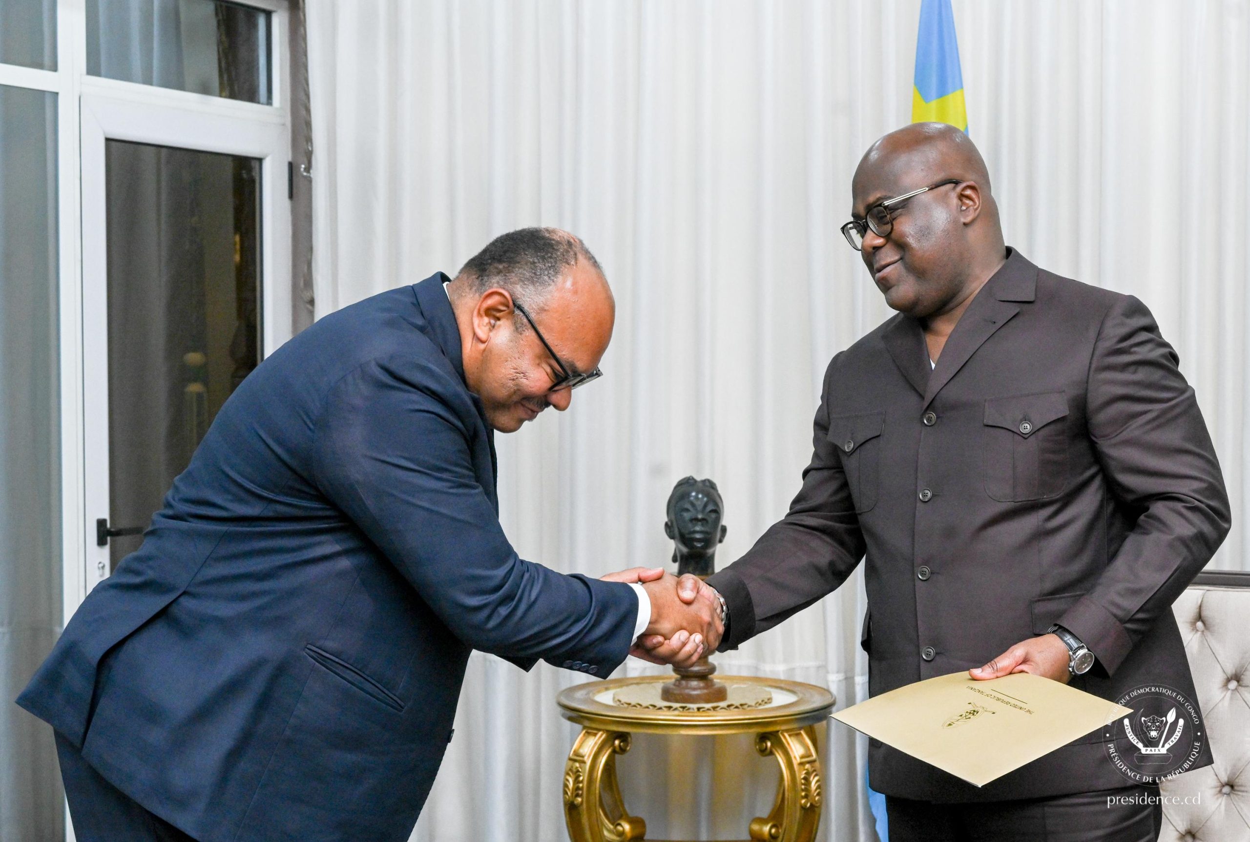 RDC-Tanzanie : Porteur d’un message spécial, le ministre Tanzanien des Affaires Étrangères reçu par le Président Tshisekedi