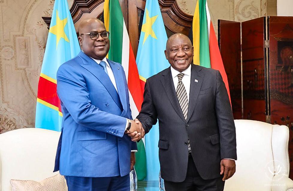RDC : Felix Tshisekedi à Pretoria pour une visite de travail 