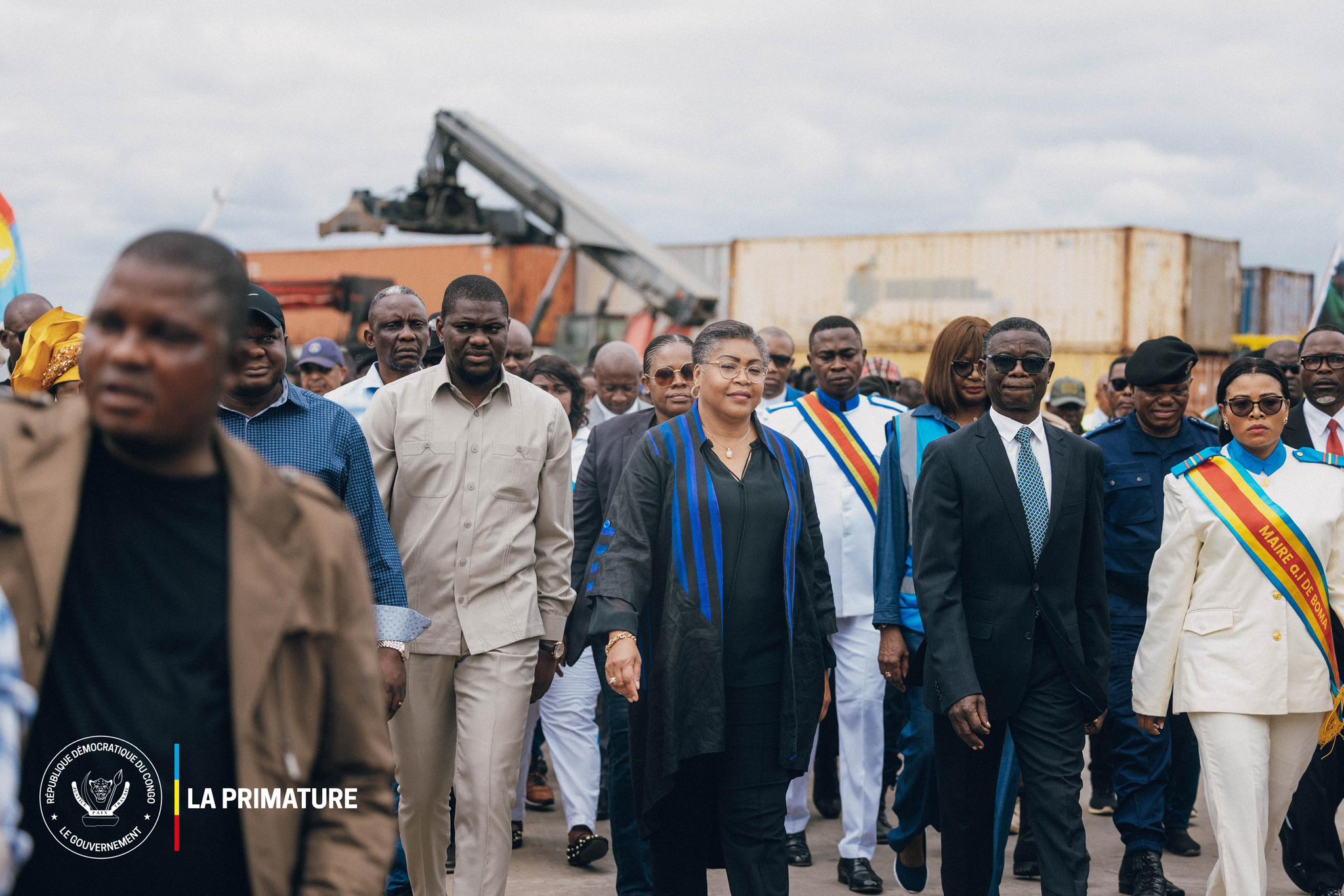 RDC : La Première Ministre annonce la relance du port de Boma
