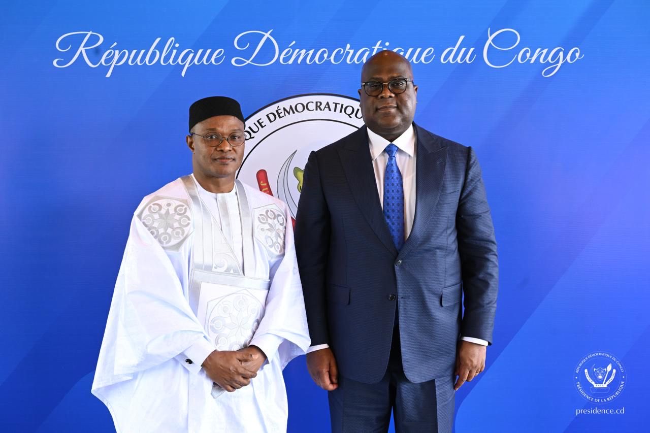 Le Président Félix Tshisekedi reçoit les lettres de créance de cinq nouveaux ambassadeurs accrédités en RDC