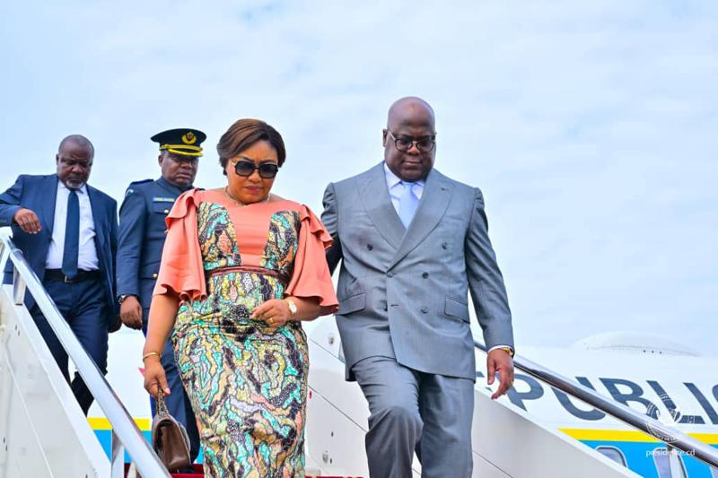 RDC : Arrivée de Félix Tshisekedi à Mbuji-Mayi pour un séjour de travail