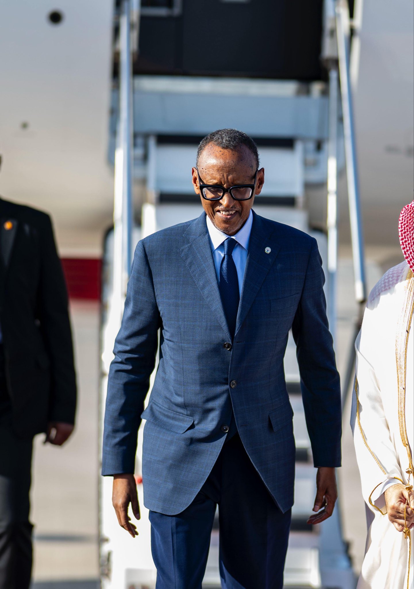 Le président rwandais Paul Kagame à Doha pour le Sommet mondial sur le développement social