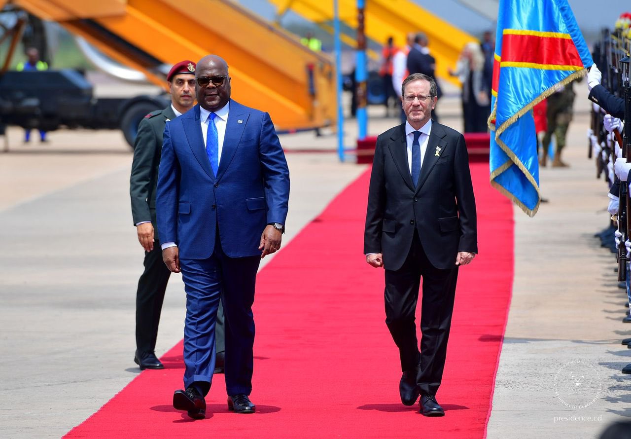 RDC-Israël : Isaac Herzog en visite de travail à Kinshasa