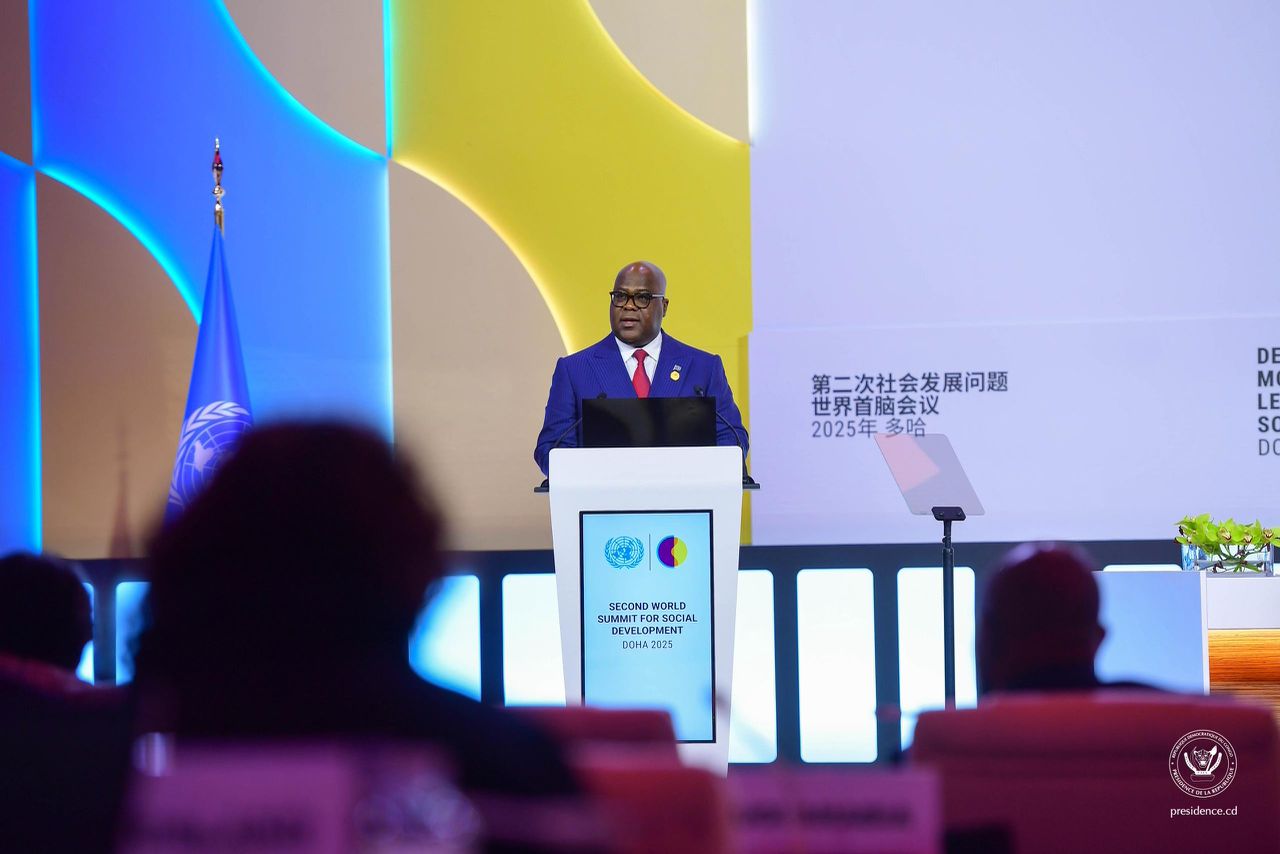 Au sommet de Doha, le président Tshisekedi présente le plan de développement social de la RDC