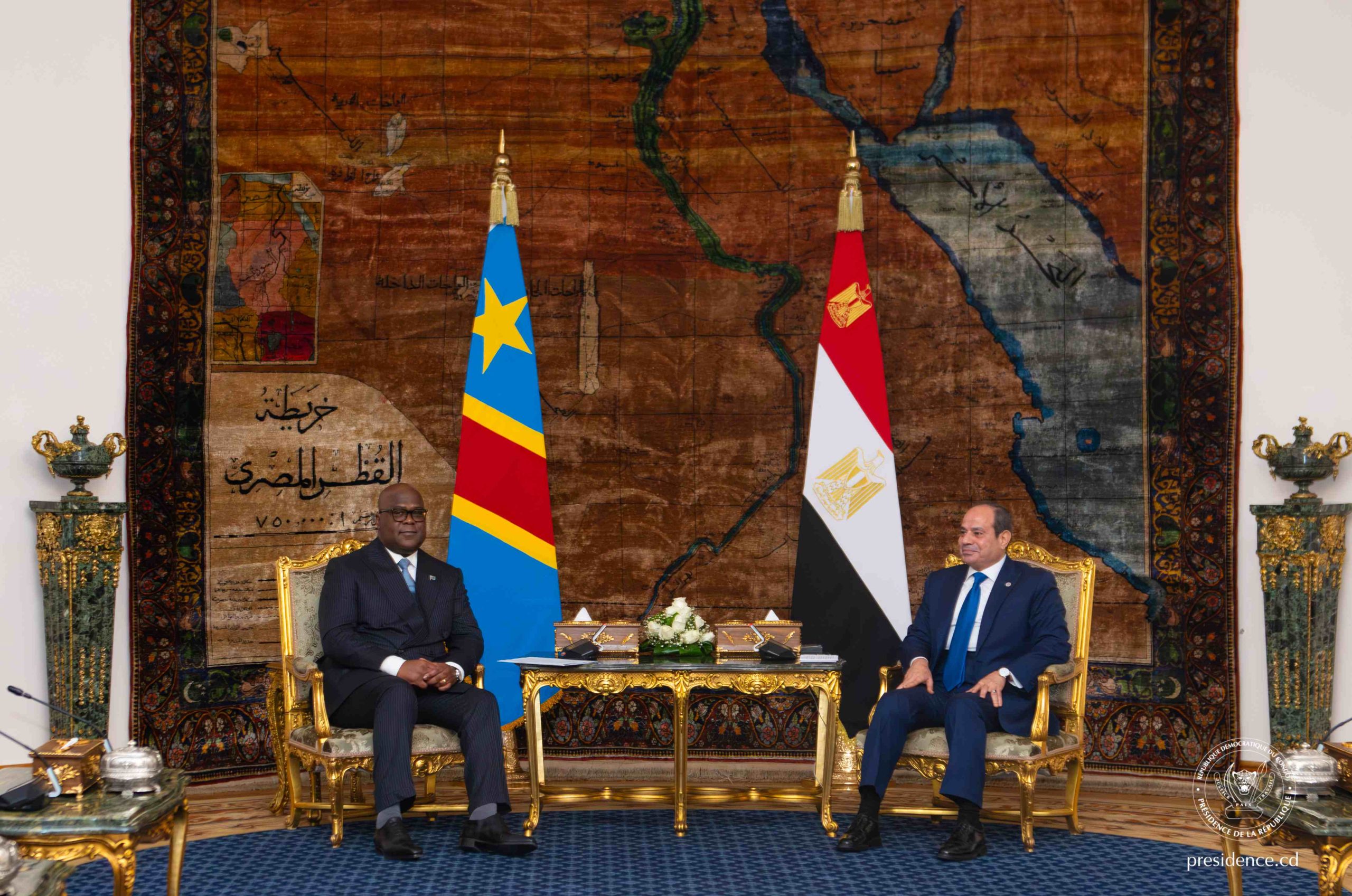 RDC-Égypte : Renforcement de la coopération bilatérale au cœur des échanges entre Félix Tshisekedi et Abdel Fattah al-Sissi