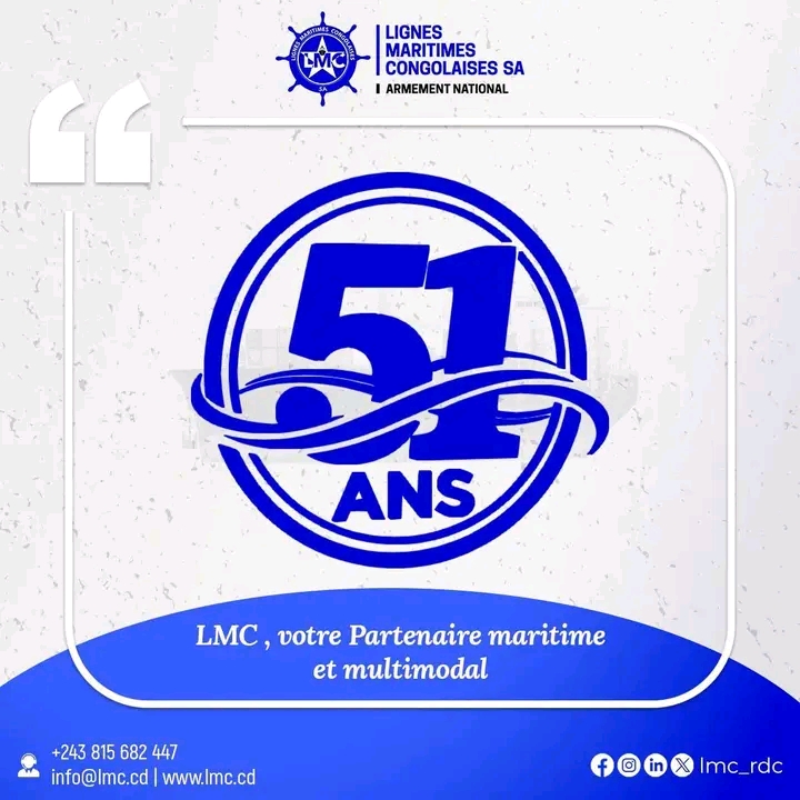 LMC : 51 ans au service du transport maritime en RDC
