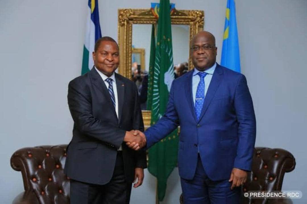 Centrafrique : Félix Tshisekedi félicite Touadéra pour sa victoire à la présidentielle