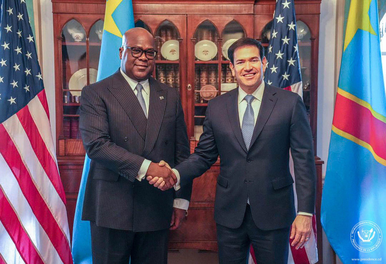 Accord de Washington : Félix Tshisekedi échange avec le secrétaire d’État américain