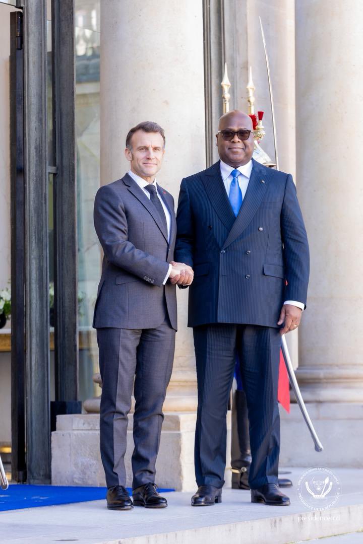 RDC-France : Félix Tshisekedi reçu par Emmanuel Macron