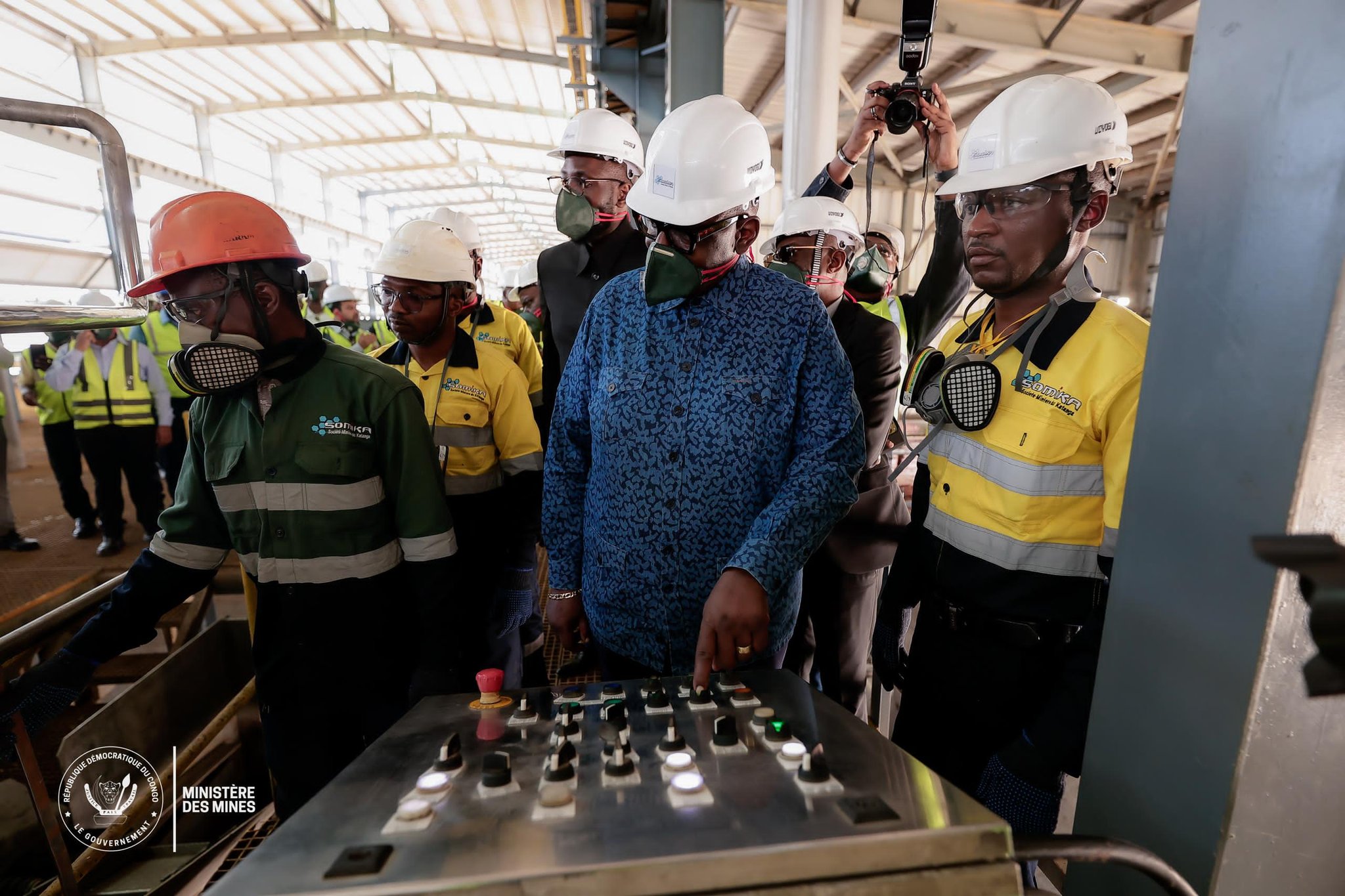 À Lubumbashi, Louis Watum visite le site minier de Lupoto