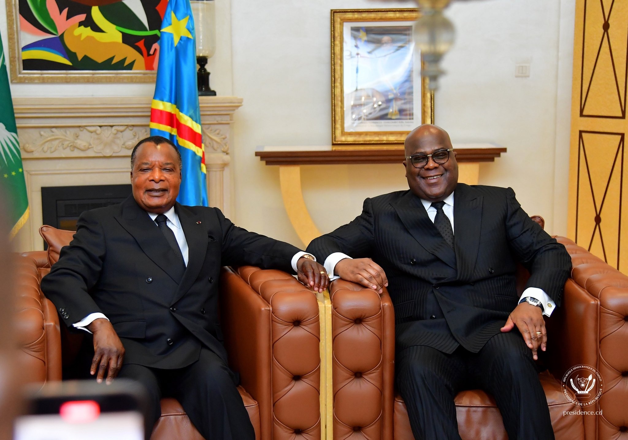 Congo-Brazzaville : Félix Tshisekedi félicite Sassou N’Guesso pour sa réélection