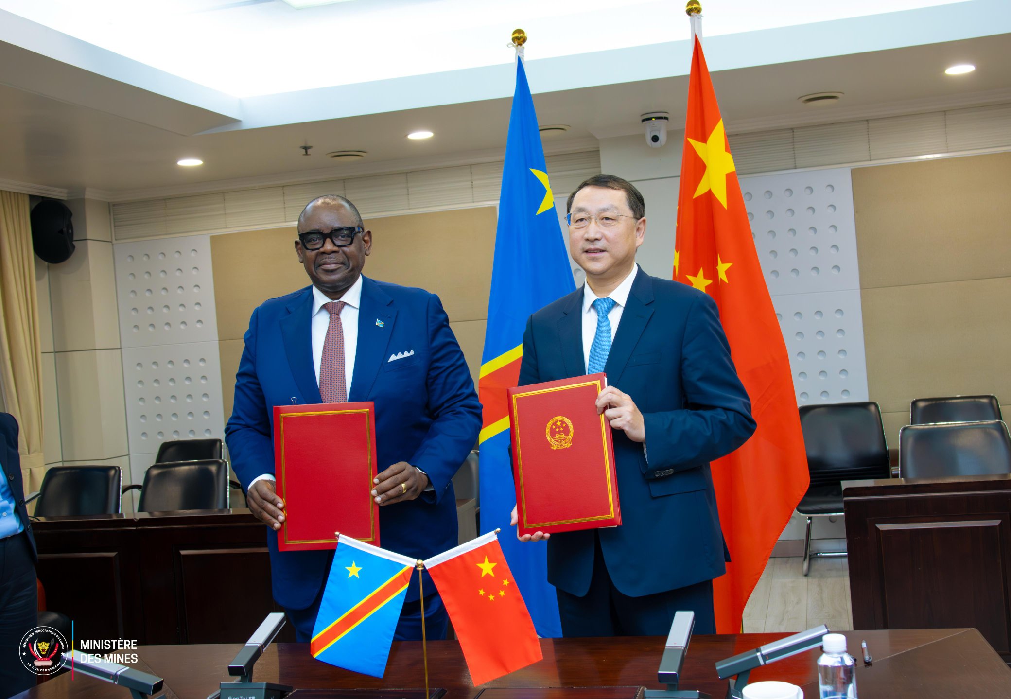 RDC–Chine : signature d’un mémorandum d’accord dans les domaines de la géologie et des ressources minérales