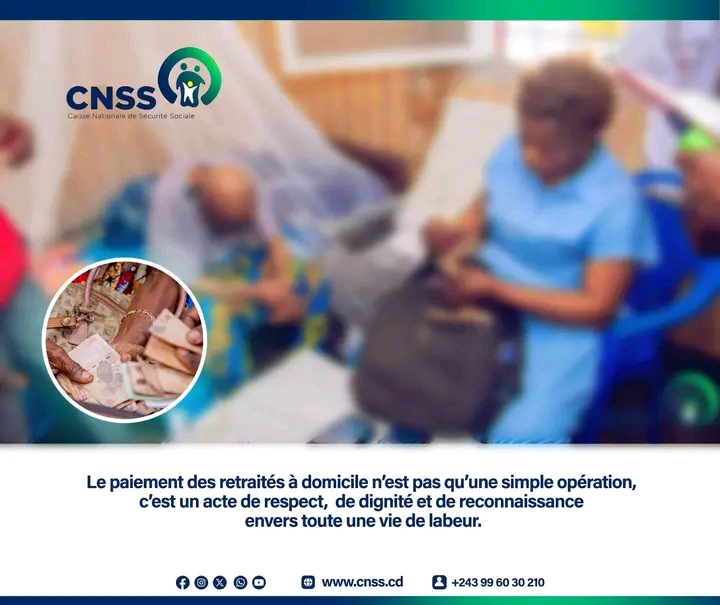 CNSS : Paiement à domicile des retraités