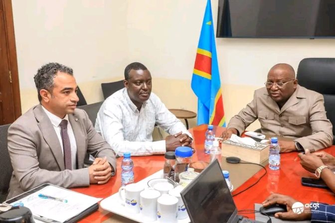 Kananga–Ilebo : Nico Nzau Nzau échange avec le DG adjoint d’Arab Contractors sur la modernisation des RN41 et RN20