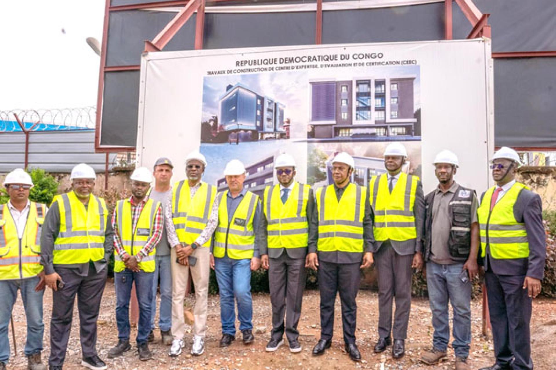 Lubumbashi : les travaux de construction du laboratoire du CEEC avancent à grands pas