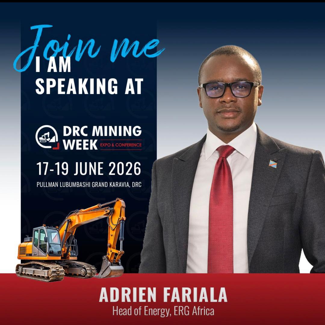 RDC : Adrien Fariala d’ERG Africa parmi les intervenants au Forum DRC Mining Week 2026