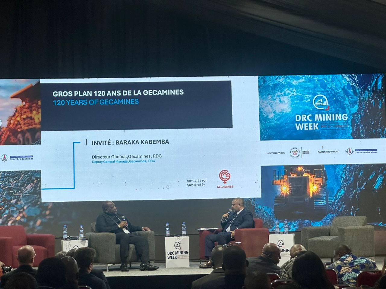 DRC Mining Week 2026 : Le Directeur Général de la Gécamines, Baraka Kabemba, expose la vision de résilience et de transformation du fleuron minier congolais