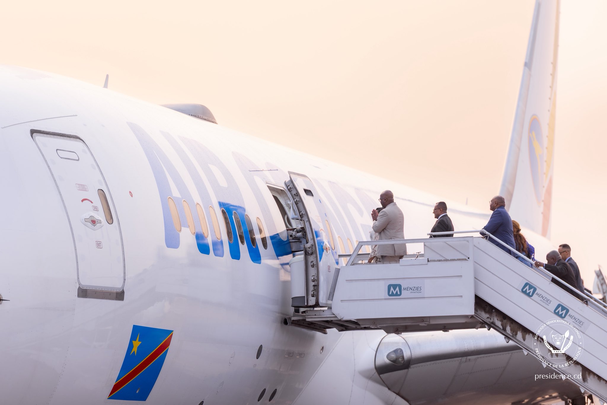 RDC : Air Congo réceptionne un Boeing 787-800 pour le lancement de ses lignes internationales